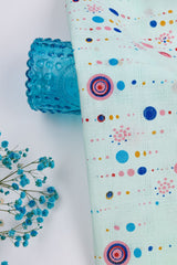 Cotton Lawn Jacquard Dots Print Fabric - G.k Fashion Fabrics