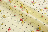 Cotton Lawn Jacquard Floral Print Fabric - G.k Fashion Fabrics
