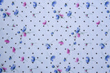 Cotton Lawn Jacquard Floral Print Fabric - G.k Fashion Fabrics