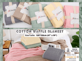 Cotton Waffle Blanket 120X 150 cm - G.k Fashion Fabrics