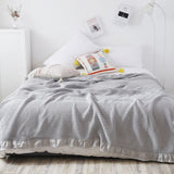 Cotton Waffle Knit Blanket - 200cmx230cm & 150cm x 200cm - G.k Fashion Fabrics