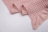 Cotton Waffle Knit Blanket - 200cmx230cm & 150cm x 200cm - G.k Fashion Fabrics