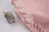 Cotton Waffle Knit Blanket - 200cmx230cm & 150cm x 200cm - G.k Fashion Fabrics