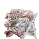 Cotton Waffle Knit Blanket - 200cmx230cm & 150cm x 200cm - G.k Fashion Fabrics