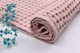 Cotton Waffle Knit Blanket - 200cmx230cm & 150cm x 200cm - G.k Fashion Fabrics