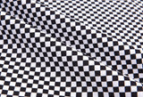 Cotton Woven Plain Textured Checks Digital Print Fabric - D#31 - G.k Fashion Fabrics