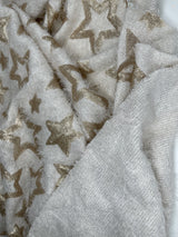 Cozy Knit Fur with Star Sequin Fabric - G.k Fashion Fabrics