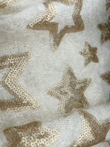 Cozy Knit Fur with Star Sequin Fabric - G.k Fashion Fabrics