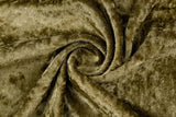 Crushed Velvet fabric, Panne Velour Fabric, 100% Polyester Velvet - G.k Fashion Fabrics Green- 001 / Price per Half Yard fabric