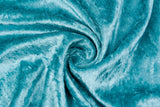 Crushed Velvet fabric, Panne Velour Fabric, 100% Polyester Velvet - G.k Fashion Fabrics Mint-031 / Price per Half Yard fabric