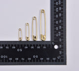 Curved Safety Pins 100 in the pack Different sizes - G.k Fashion Fabrics Pins