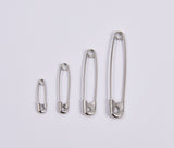 Curved Safety Pins 100 in the pack Different sizes - G.k Fashion Fabrics Pins