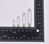 Curved Safety Pins 100 in the pack Different sizes - G.k Fashion Fabrics Pins