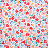 Cute Vintage Style Flowers Print - Washed 100% Cotton Poplin - 8099 - G.k Fashion Fabrics cotton poplin