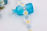 Daisy Flower Crochet Lace Trim - Gk - 8 - 2 Yards Pack - G.k Fashion Fabrics