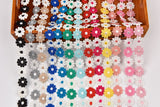 Daisy Flower Pattern Embroidery Lace Trim / 2 yards / packet - G.k Fashion Fabrics