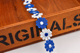 Daisy Flower Pattern Embroidery Lace Trim / 2 yards / packet - G.k Fashion Fabrics