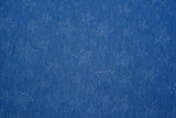 Denim Chambray Stars Embossed Fabric GH002 - G.k Fashion Fabrics denim