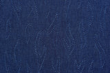 Denim Chambray Zig Zag Embossed Fabric GH006 - G.k Fashion Fabrics denim