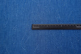 Denim Chambray Zig Zag Embossed Fabric GH006 - G.k Fashion Fabrics denim