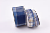 Denim Webbing Plaid Checks Ribbon - G.k Fashion Fabrics