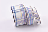 Denim Webbing Plaid Checks Ribbon - G.k Fashion Fabrics