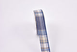 Denim Webbing Plaid Checks Ribbon - G.k Fashion Fabrics