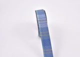 Denim Webbing Plaid Checks Ribbon - G.k Fashion Fabrics
