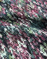 Designer Crochet stretchy blend tweed, Italian bouclette fabric - G.k Fashion Fabrics