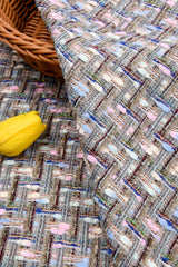 Designer Italian Tweed Fabric - 6194 - G.k Fashion Fabrics