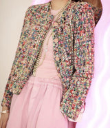 Designer Italian Tweed Fabric - 6195 - G.k Fashion Fabrics