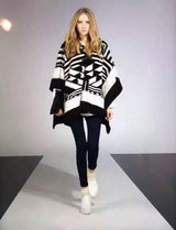 Designer Printed Geometrical Wool Fabric - G.k Fashion Fabrics fabric