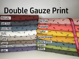 Double Gauze Feather Print - G.k Fashion Fabrics