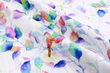 Double Gauze Muslin Watercolor Print Fabric - G.k Fashion Fabrics double gauze