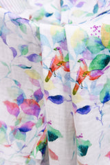 Double Gauze Muslin Watercolor Print Fabric - G.k Fashion Fabrics double gauze