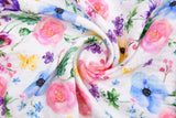 Double Gauze Muslin Watercolor Prints Fabric - G.k Fashion Fabrics double gauze