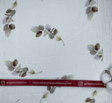 Double layered gauze muslin digital flowers print - G.k Fashion Fabrics