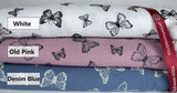 Double Layered Gauze Muslin Fabric With Butterfly Print - G.k Fashion Fabrics fabric