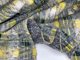 Double Sided Bonded Thick Woolen Blended Plaid Fabric - 6058 - G.k Fashion Fabrics