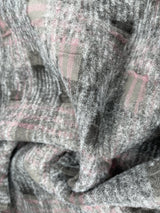 Double Sided Bonded Thick Woolen Blended Plaid Fabric - 6058 - G.k Fashion Fabrics
