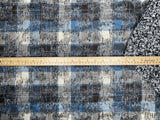 Double Sided Bonded Thick Woolen Blended Plaid Fabric - 6058 - G.k Fashion Fabrics