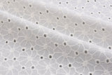 Dyed Pure 100% Cotton Eyelet Voil Embroidery Fabric GK-26413 - G.k Fashion Fabrics