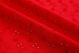 Dyed Pure 100% Cotton Eyelet Voil Embroidery Fabric -GK-27303 - G.k Fashion Fabrics