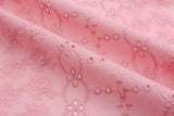 Dyed Pure 100% Cotton Eyelet Voil Embroidery Fabric -GK-27309 - G.k Fashion Fabrics