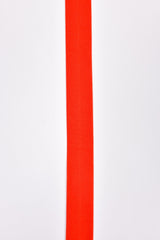 Elastic Fold Over ,Matte, 3/4", 20mm , 5 yards pack, Dancewear, Lingerie , Swimwear ,DIY Crafts, Headbands, Plush Bra Elastic, Underwear Elastic - G.k Fashion Fabrics Poppy Red / 5 Yards Pack Elastic Cord