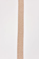 Elastic Lurex Strap Band 25mm - G.k Fashion Fabrics Beige / 3 yards pack