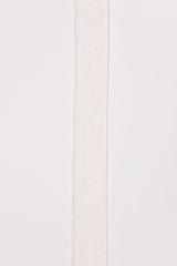 Elastic Lurex Strap Band 25mm - G.k Fashion Fabrics Golden White / 3 yards pack