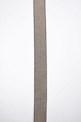 Elastic Lurex Strap Band 40 mm - G.k Fashion Fabrics Golden Black / 2 yards Pack