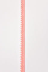 Elastic Picot Pom Pom Strap - 10mm (13/32") - 5 Yards Pack - G.k Fashion Fabrics Coral / 5 Yards Pack Elastic Cord