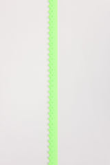 Elastic Picot Pom Pom Strap - 10mm (13/32") - 5 Yards Pack - G.k Fashion Fabrics Neon Lemon / 5 Yards Pack Elastic Cord